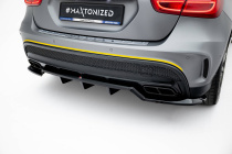Mercedes-Benz GLA 45 AMG X156 2014-2017 Bakre Splitter (Med Splitters) V.2 Maxton Design